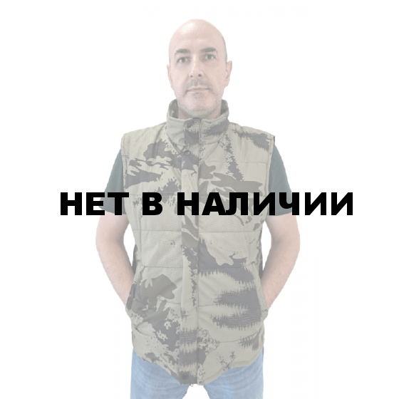 Жилет утепленный РАПИД цвет: кмф Смог, ткань: Алова