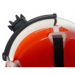 Каска защитная ЕЛАНПЛАСТ ЕВРОПА-ЛЮКС оранжевая (ленточное оголовье, храповый механизм)