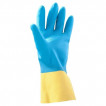 Перчатки химические неопреновые JNE711 Jeta Safety К80/Щ50 желто-голубые