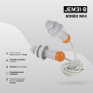 Беруши противошумные многоразовые силиконовые со шнурком Jeta Safety JEM31-b SNR 33дБ
