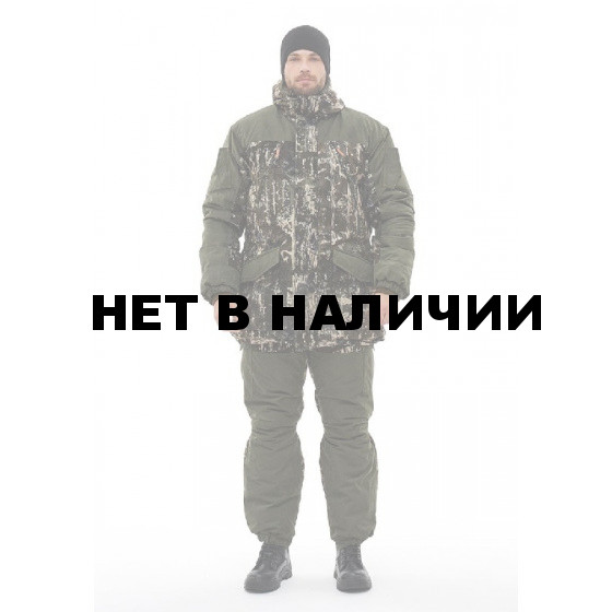 Костюм зимний «ГЕРКОН» куртка/брюки, цвет: кмф 253-9/т.хаки, ткань: Алова/Финляндия