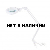 Лупа 8608D 3D/5D (3 дптр, 5 дптр, 150 мм) на струбцине с подсветкой LED