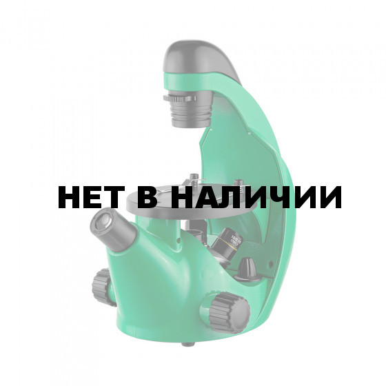 Микроскоп школьный Эврика 40х-320х инвертированный (лайм)