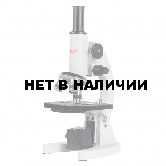 Микроскоп школьный Эврика 40х-640х (зеркало, LED)