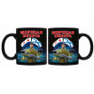 Черная керамическая кружка Морская пехота