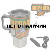 Автомобильная кружка "Погранец" с виниловой наклейкой