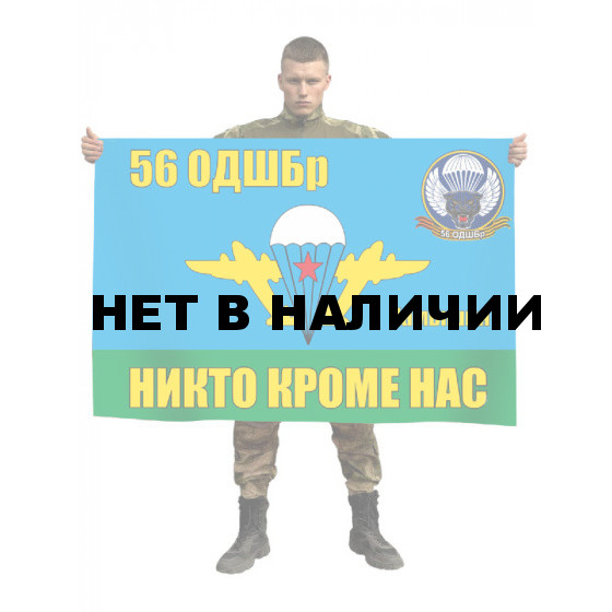 Флаг 56 Гвардейской ОДШБр