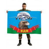 Флаг ВДВ с головой орла