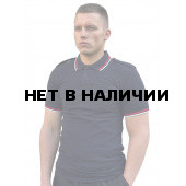 Футболка-поло темно-синяя универсальная