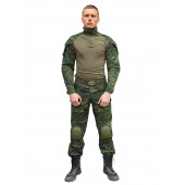 Тактический боевой костюм G2 с защитным комплектом наколенников и налокотников