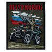 Шеврон "Штурмовик" с бойцом (10х8см)