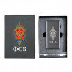 Электронная USB-зажигалка ФСБ в подарочной коробке