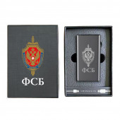 Электронная USB-зажигалка ФСБ в подарочной коробке