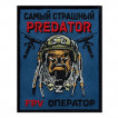 Шеврон "Самый страшный predator FPV оператор" (10х8см)