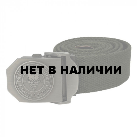 Оливковый поясной ремень с пряжкой PMC Wagner Group (Группа Вагнера)