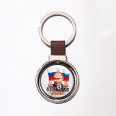 Двухсторонний брелок с В.В. Путиным "Победитель" (Коричневый)
