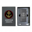 Электронная USB-зажигалка "Морская пехота" в подарочной коробке