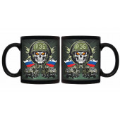 Черная керамическая кружка РЭБ