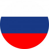 Наклейка «Россия триколор»