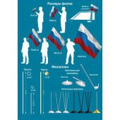 Автомобильный флаг морпехов России