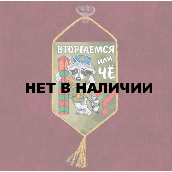 Автомобильный вымпел Вторгаемся или чё?