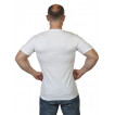 Стильная белая футболка с принтом ВКС