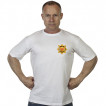 Белая футболка «Ахмат – сила»