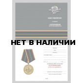 Медаль штурмовика "За ратную доблесть" в футляре из флока