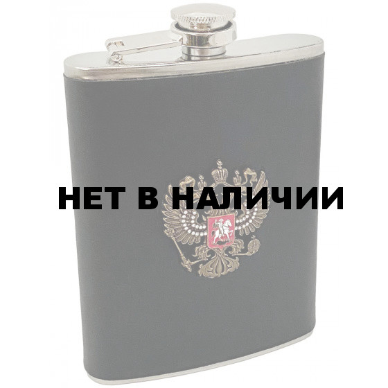 Черная фляжка Россия
