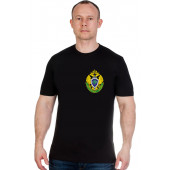 Черная футболка с эмблемой ПС ФСБ