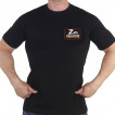 Чёрная футболка с термотрансферомZа пацанов