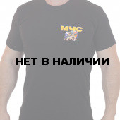 Черная оригинальная футболка МЧС