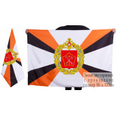 Двухсторонний флаг Ленинградского военного округа