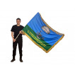 Двусторонний флаг 328-го гв. ПДП 104-й гв. ВДД с бахромой