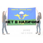 Большой флаг ВДВ «Никто, кроме нас» 8-й роты 217-го гв. пдп