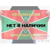 Флаг «Пограничный спецназ 510 ПогООН Борзой»