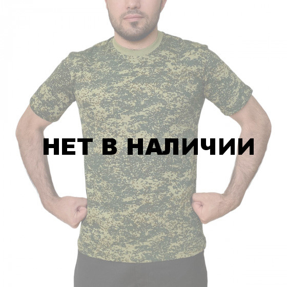 Мужская уставная футболка камуфляжа Русская цифра