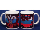 Кружка с Российским гербом