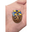 Латунный знак За службу в СВО Казахстана