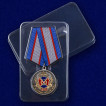 Медаль 100 лет Дежурным частям МВД на подставке