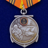 Медаль 310 лет Морской пехоте на подставке