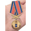 Медаль За службу в милиции на подставке