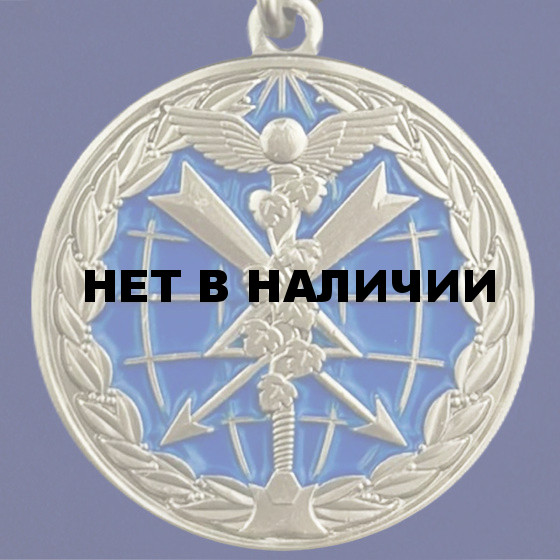 Медаль За заслуги в информационном обеспечении МО РФ в наградном футляре