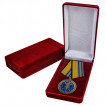 Медаль За заслуги в информационном обеспечении МО РФ в бархатистом футляре