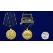 Медаль За заслуги в управленческой деятельности МВД РФ 1 степени на подставке