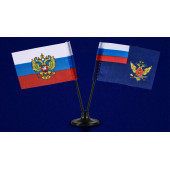 Мини двойной флажок России и ФСИН