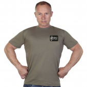 Мужская футболка хаки-олива с термотрансфером Z Музыканты