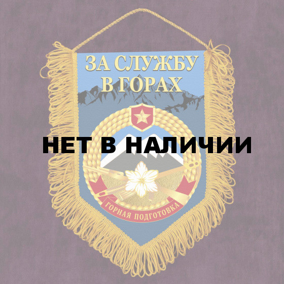 Наградной вымпел За службу в горах