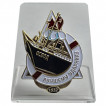 Нагрудный знак ОСВОДа &quot;Лучшему ударнику&quot; на подставке