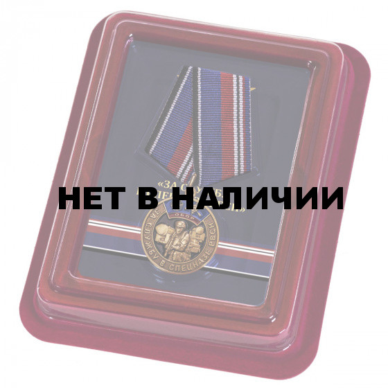Нагрудная медаль За службу в спецназе РВСН